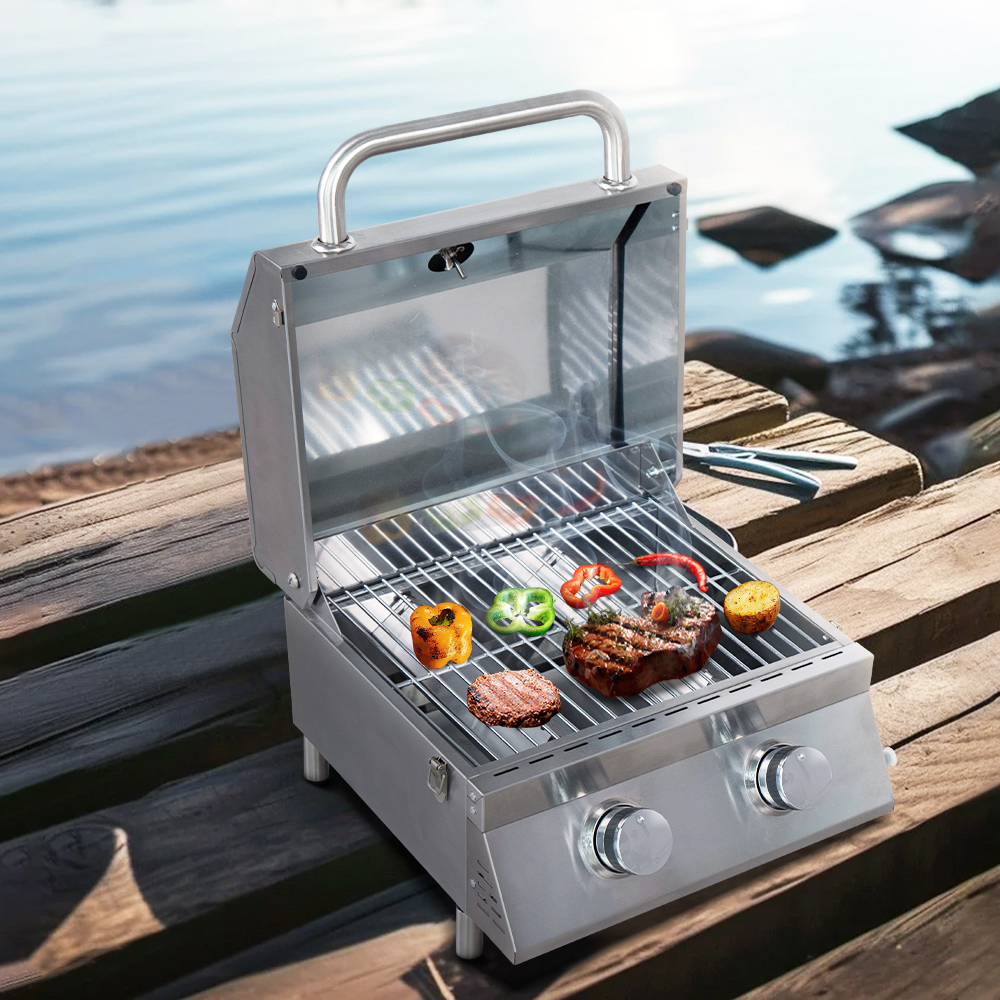 How to Attach Small Propane Tank to Portable Grill?
